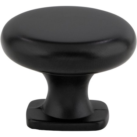 Jeffrey Alexander 1-3/8" Diameter Matte Black Belcastel 1 Cabinet Knob MO6303MB